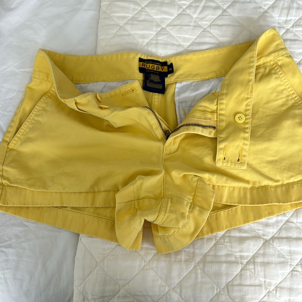 Yellow Women's Shorts